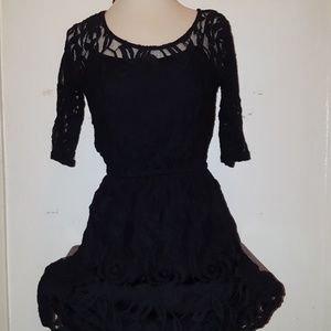Lace Black Dress